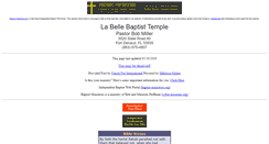 Desktop Screenshot of labelle.baptist-temple.us